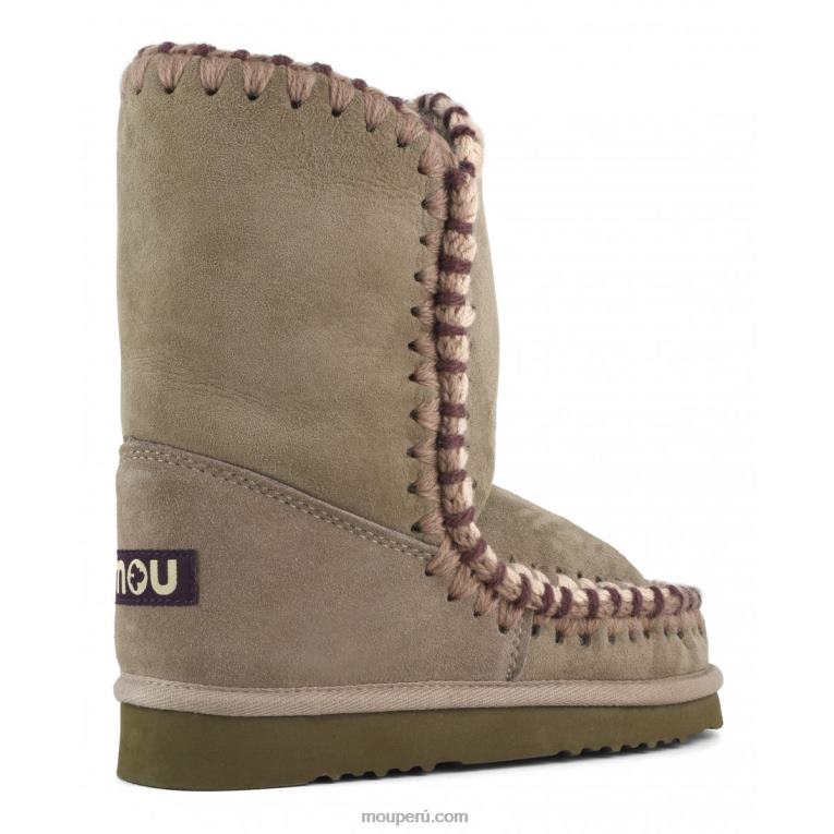 pespunte esquimal mujer 8DRXZ303 elefante gris Mou