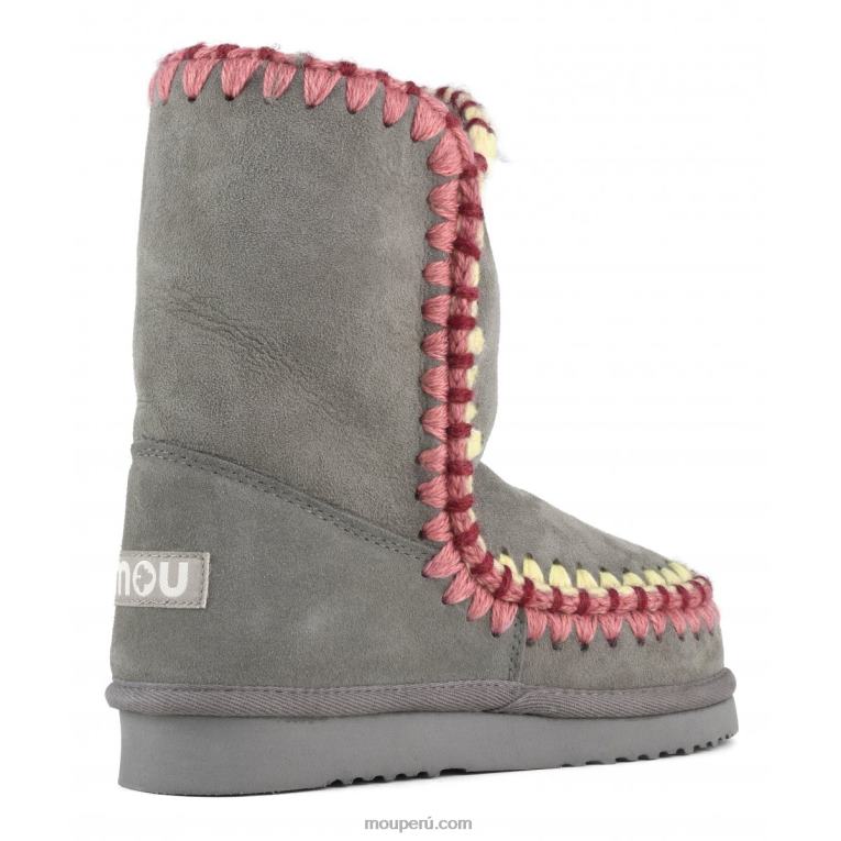 pespunte esquimal mujer 8DRXZ304 nuevo gris Mou