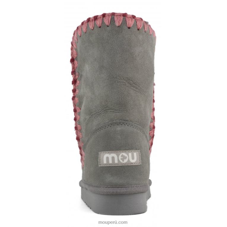 pespunte esquimal mujer 8DRXZ304 nuevo gris Mou