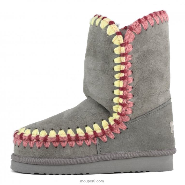 pespunte esquimal mujer 8DRXZ304 nuevo gris Mou