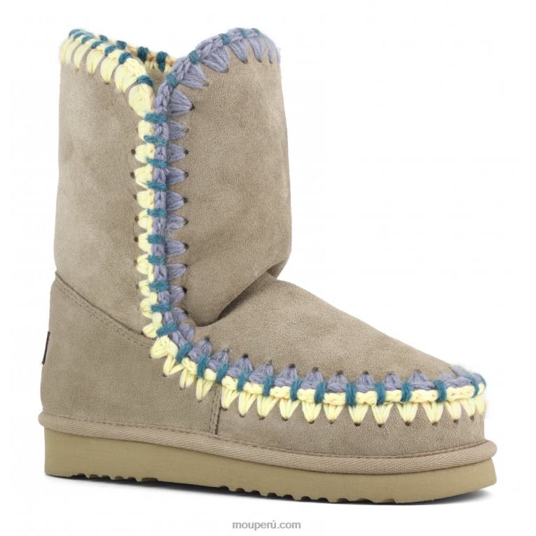 pespunte esquimal mujer 8DRXZ305 camello Mou