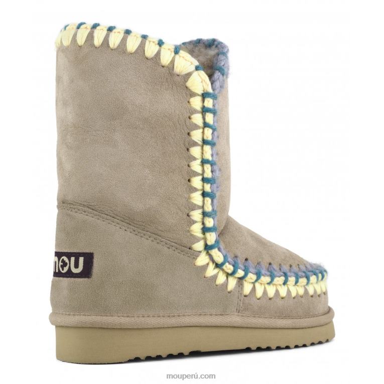 pespunte esquimal mujer 8DRXZ305 camello Mou