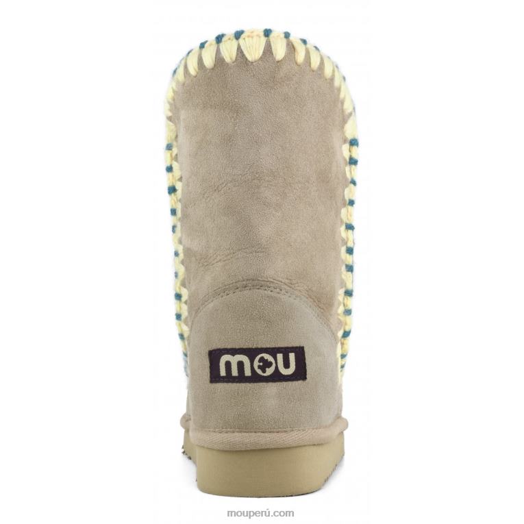 pespunte esquimal mujer 8DRXZ305 camello Mou