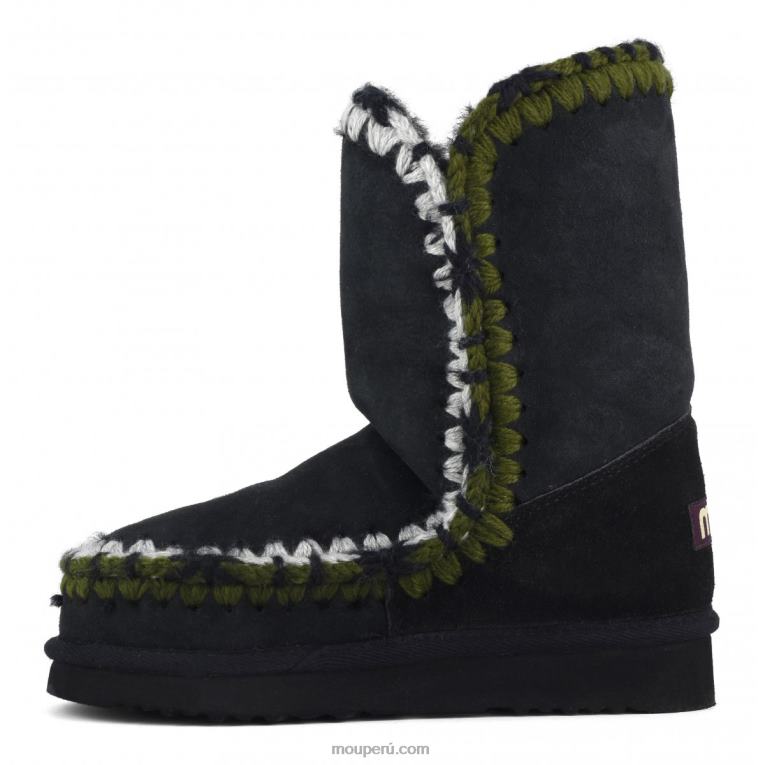 pespunte esquimal mujer 8DRXZ311 negro Mou