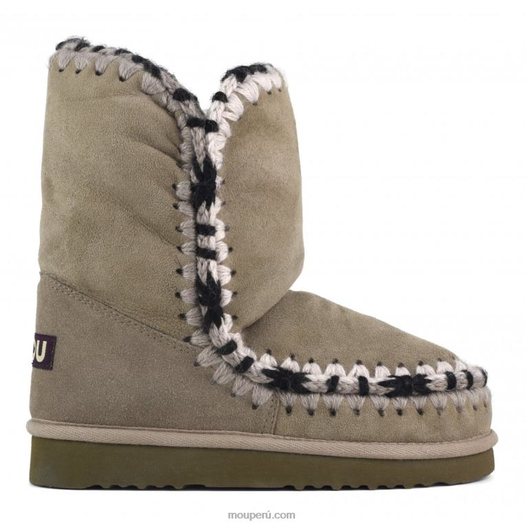 pespunte esquimal mujer 8DRXZ312 elefante gris Mou