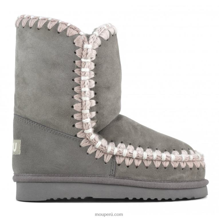 pespunte esquimal mujer 8DRXZ313 nuevo gris Mou