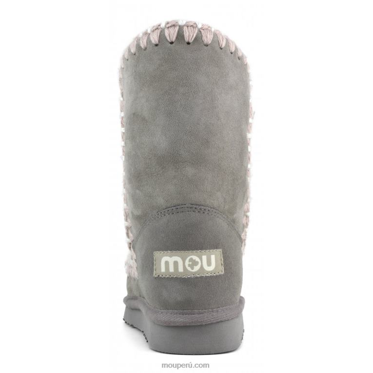 pespunte esquimal mujer 8DRXZ313 nuevo gris Mou