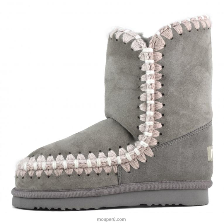 pespunte esquimal mujer 8DRXZ313 nuevo gris Mou