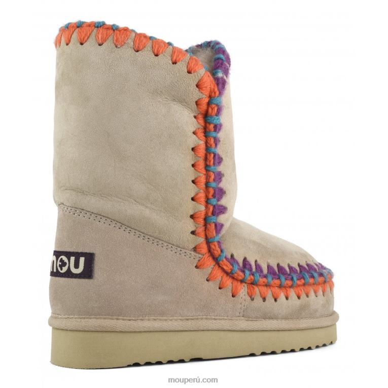 pespunte esquimal mujer 8DRXZ314 camello Mou