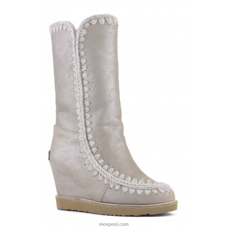 cuña de punta francesa alta mujer 8DRXZ578 piedra metalica Mou