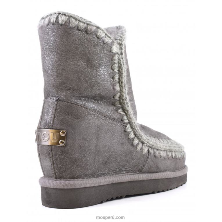 cuña interior esquimal corta mujer 8DRXZ539 polvo de hierro Mou