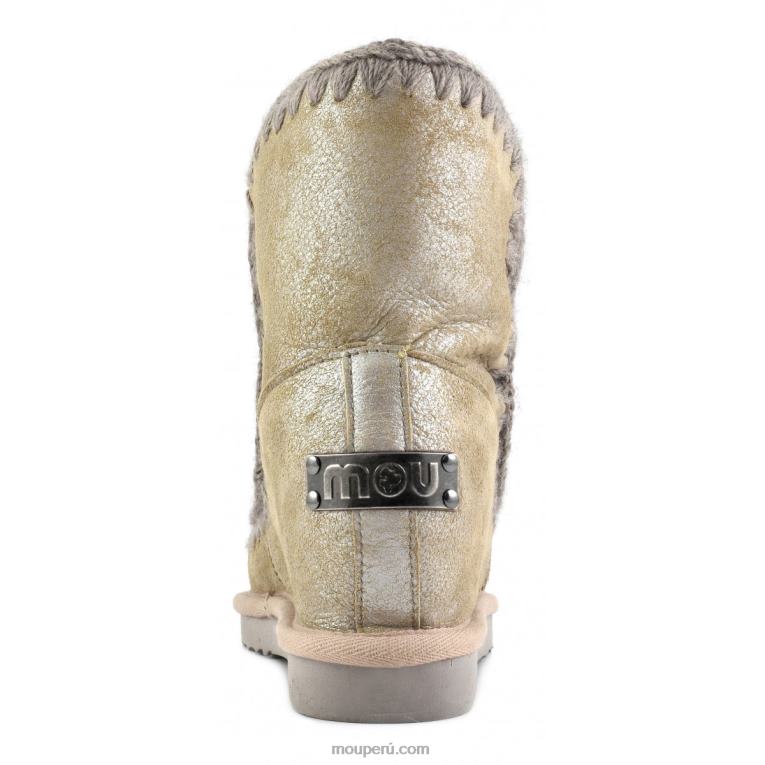 cuña interior esquimal corta mujer 8DRXZ540 camello de polvo Mou