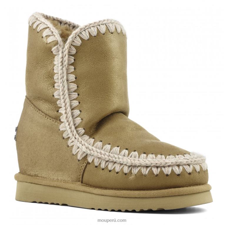 cuña interior esquimal corta mujer 8DRXZ542 polvo de tabaco Mou