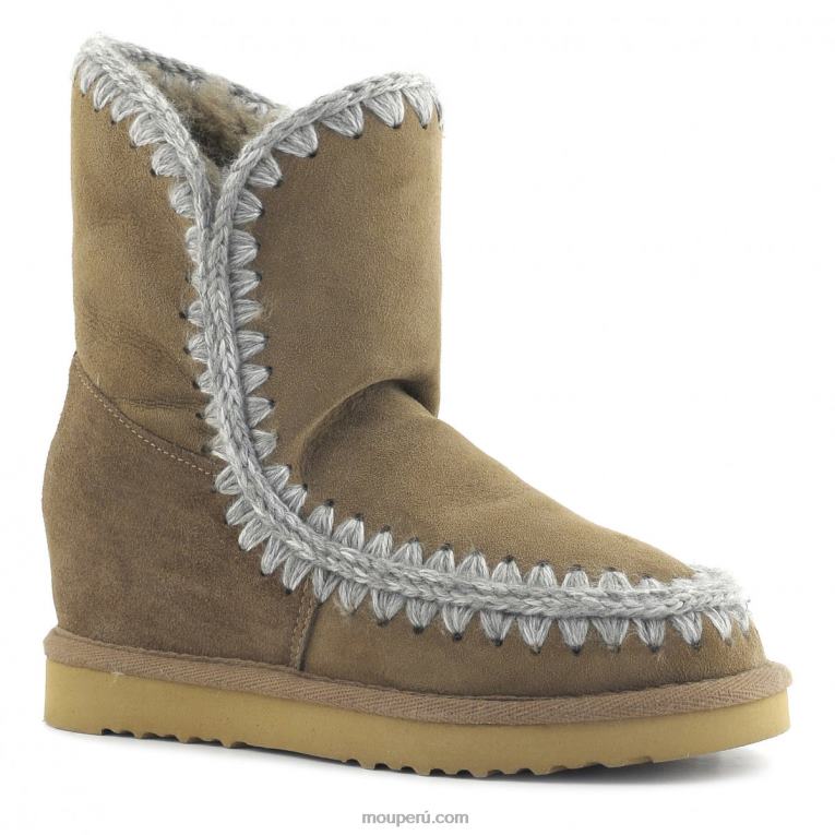 cuña interior esquimal corta mujer 8DRXZ549 piedra oscura Mou