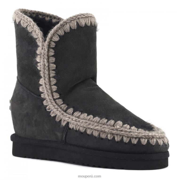 cuña interior esquimal corta mujer 8DRXZ553 apagado negro Mou