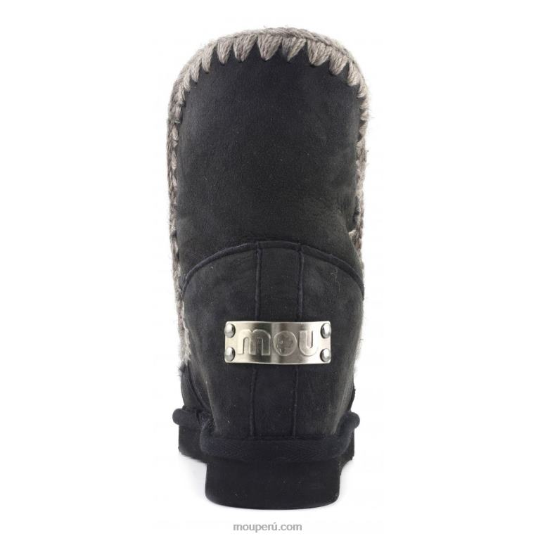 cuña interior esquimal corta mujer 8DRXZ553 apagado negro Mou