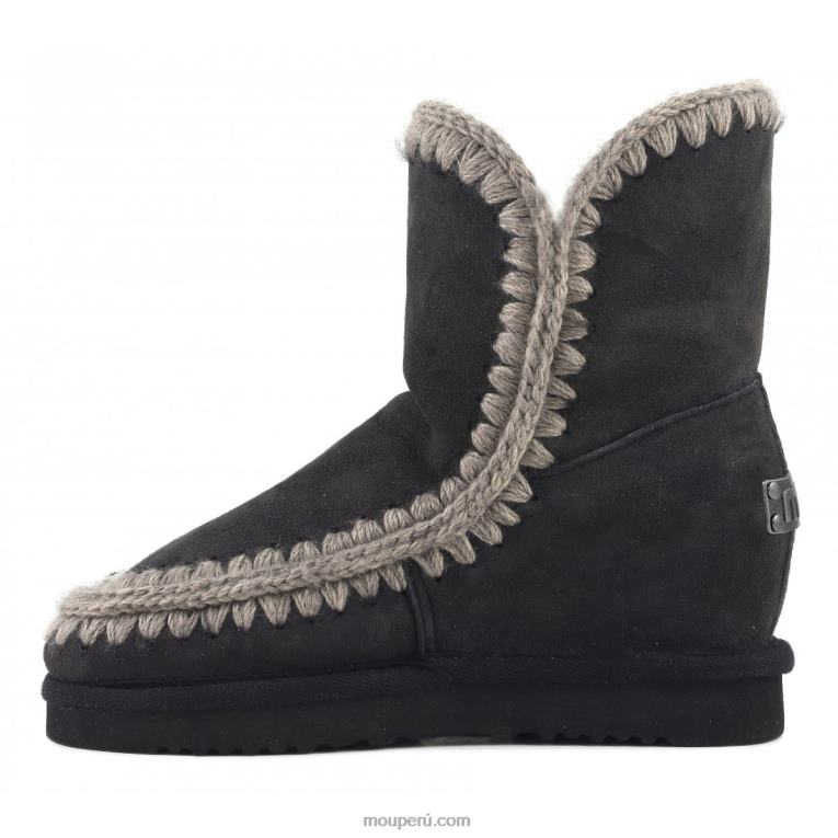 cuña interior esquimal corta mujer 8DRXZ553 apagado negro Mou