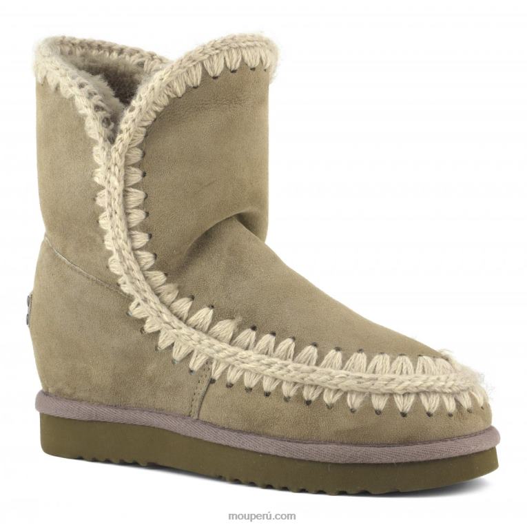 cuña interior esquimal corta mujer 8DRXZ554 elefante gris Mou