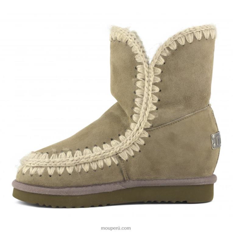 cuña interior esquimal corta mujer 8DRXZ554 elefante gris Mou