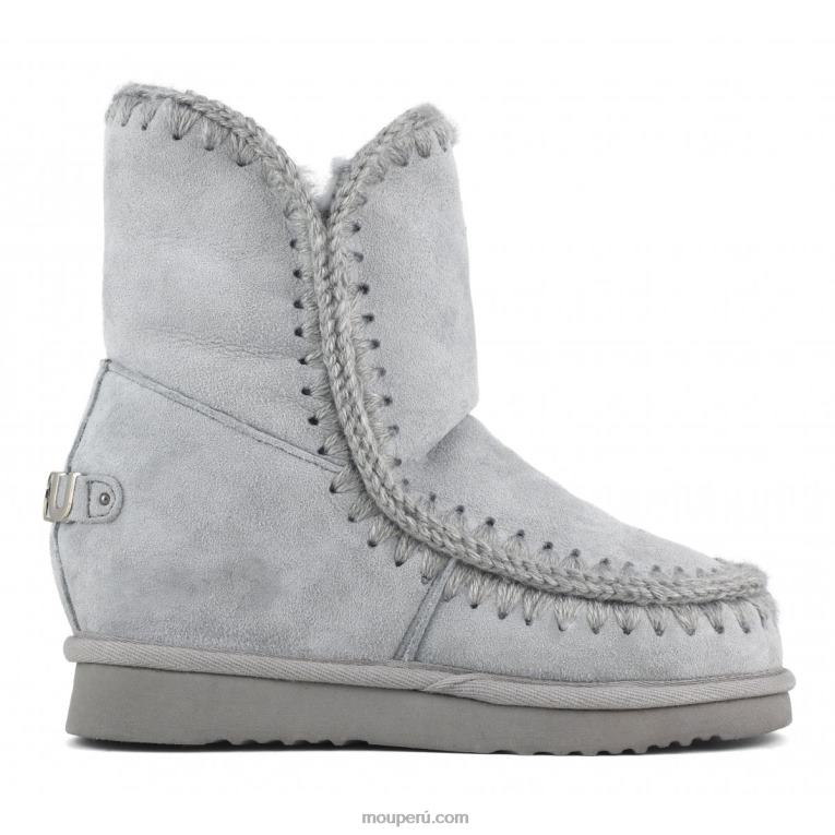 logotipo metálico corto con cuña interior mujer 8DRXZ561 mar helado Mou