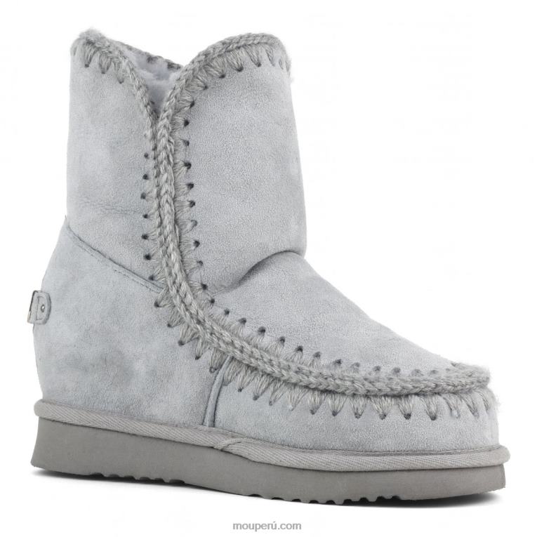 logotipo metálico corto con cuña interior mujer 8DRXZ561 mar helado Mou