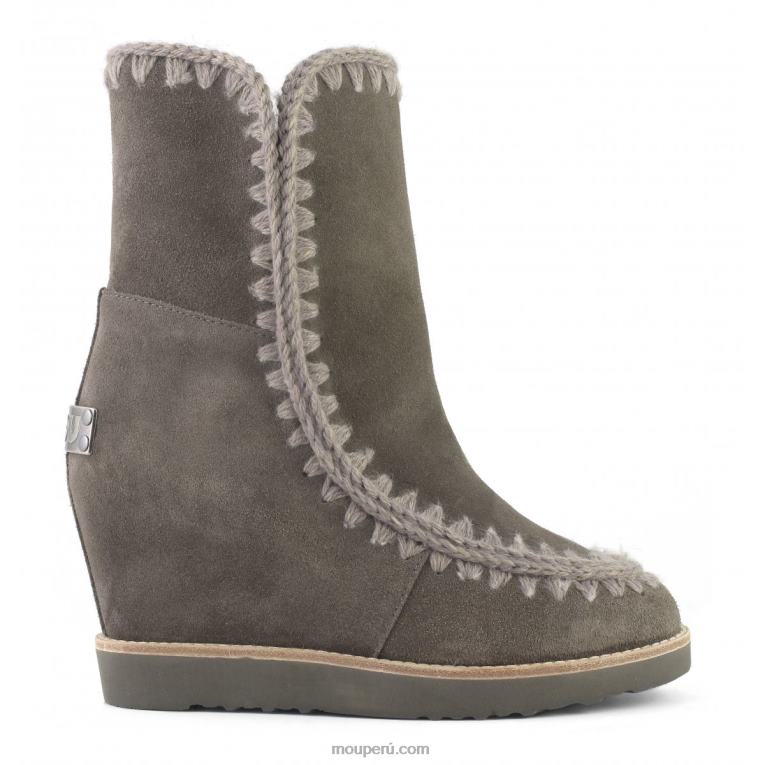 shorts con puntera francesa mujer 8DRXZ572 carbón Mou