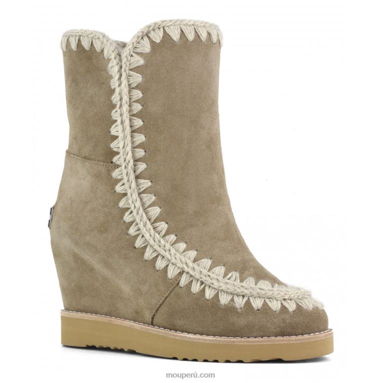 shorts con puntera francesa mujer 8DRXZ574 elefante gris Mou