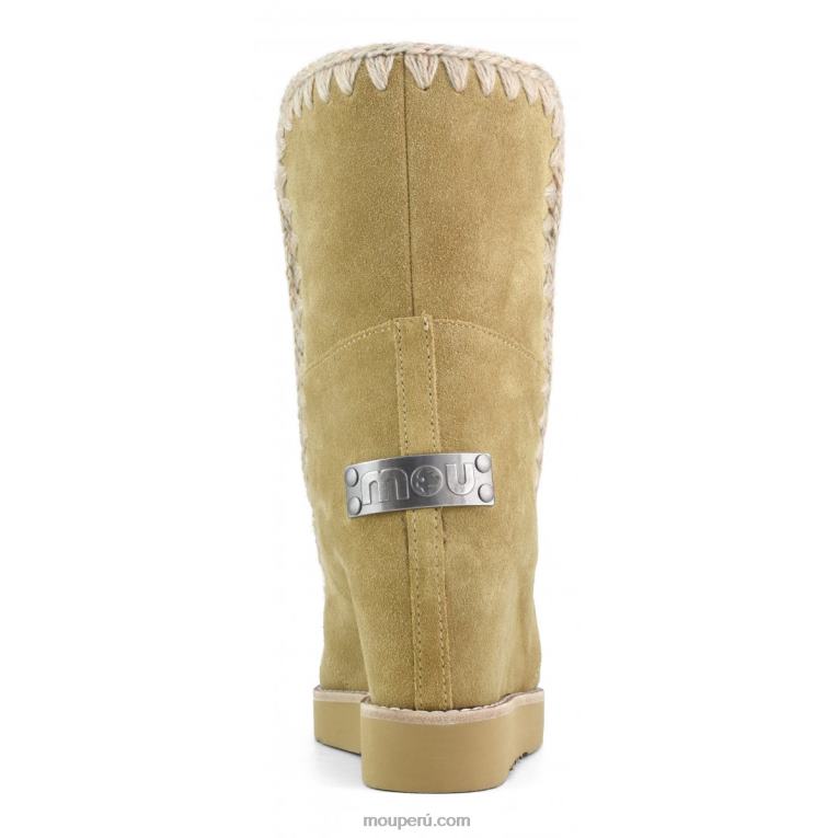 shorts con puntera francesa mujer 8DRXZ575 tabaco Mou