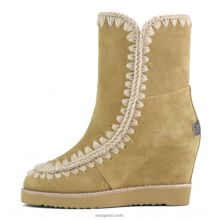 shorts con puntera francesa mujer 8DRXZ575 tabaco Mou