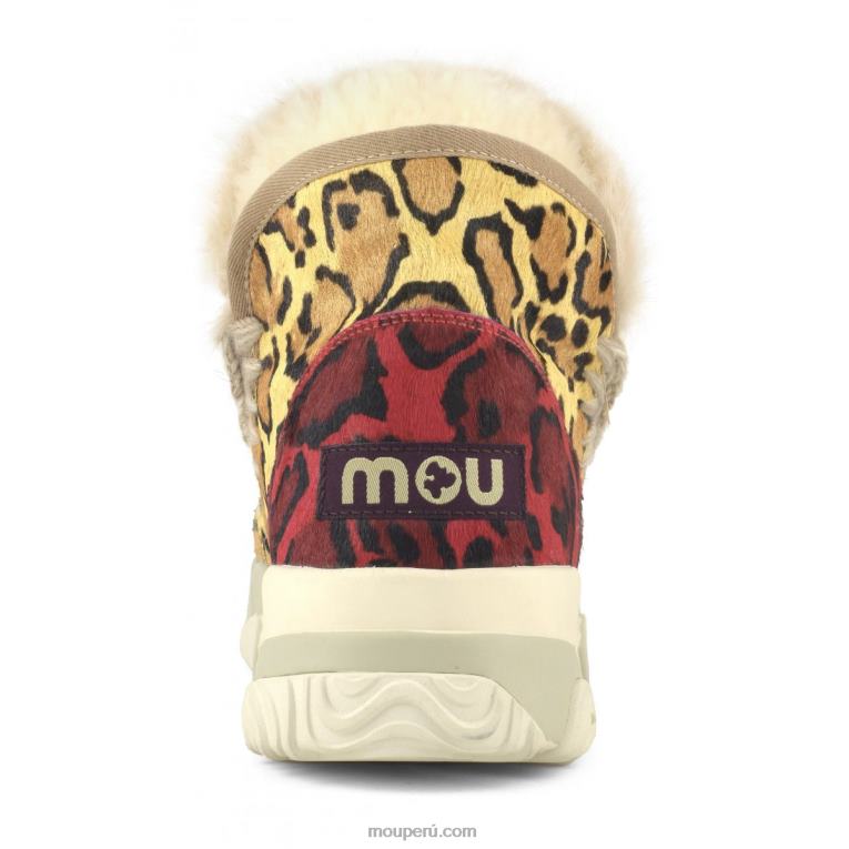 Entrenador esquimal piel de caballo mixta mujer 8DRXZ687 cebra negro blanco Mou