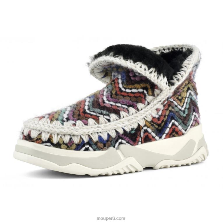 entrenador esquimal de lana mujer 8DRXZ700 mezcla de lana rosa Mou