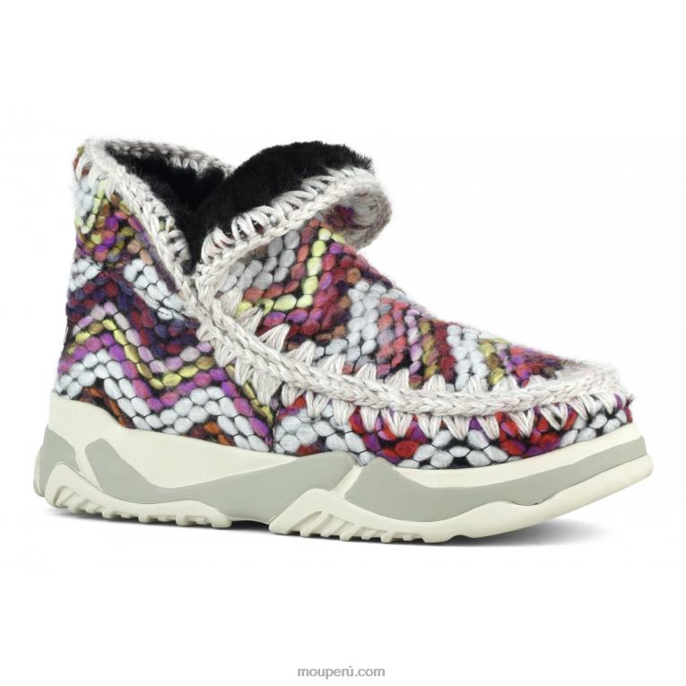 entrenador esquimal de lana mujer 8DRXZ701 mezcla de lana pastel Mou