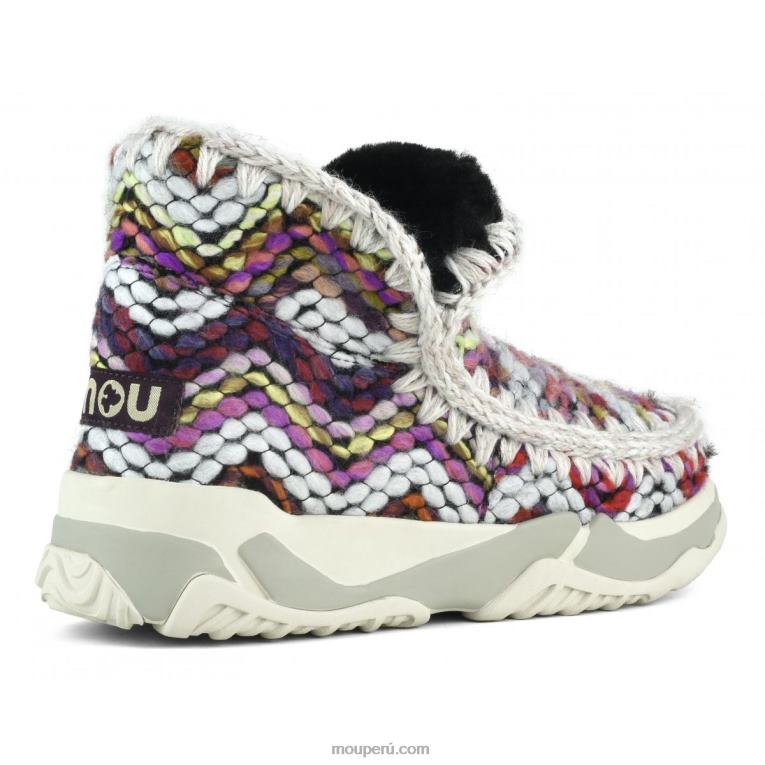 entrenador esquimal de lana mujer 8DRXZ701 mezcla de lana pastel Mou