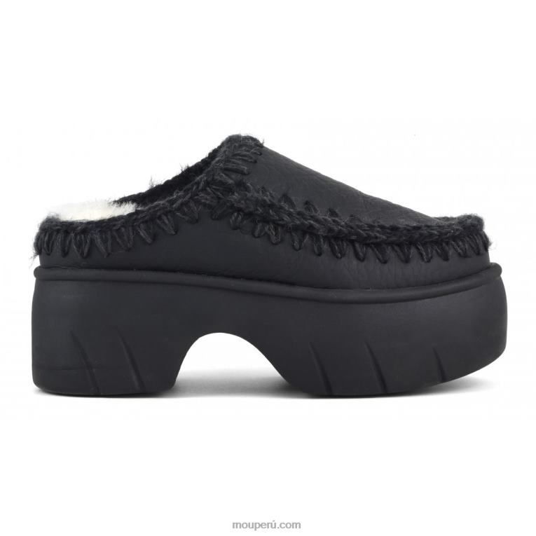 giro de obstrucción esquimal mujer 8DRXZ524 nubuck negro Mou