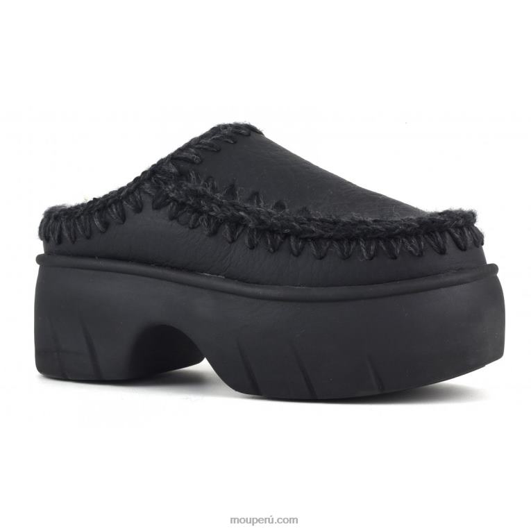 giro de obstrucción esquimal mujer 8DRXZ524 nubuck negro Mou