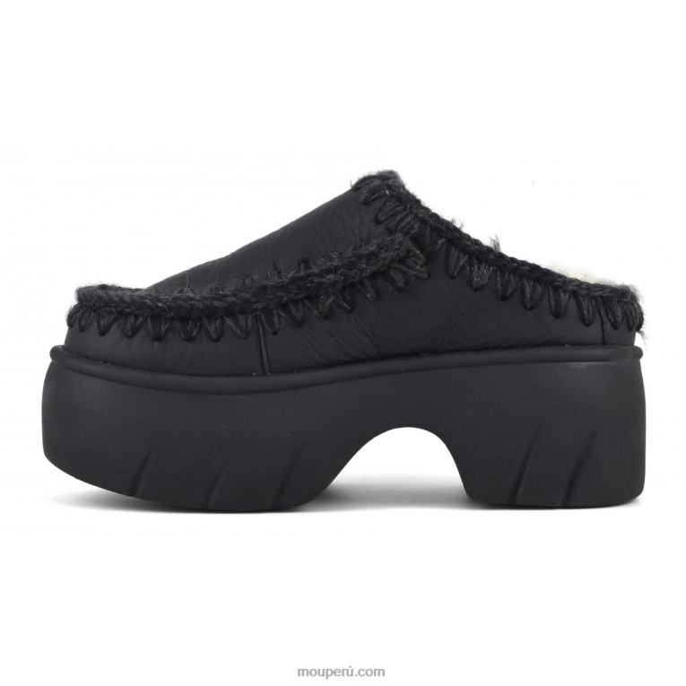 giro de obstrucción esquimal mujer 8DRXZ524 nubuck negro Mou