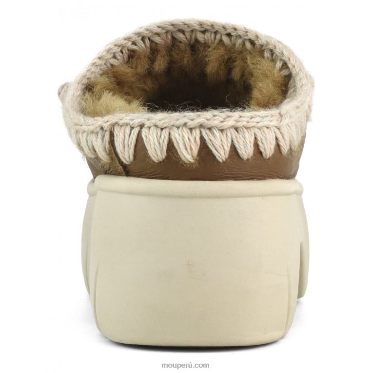 giro de obstrucción esquimal mujer 8DRXZ526 nubuck coñac Mou