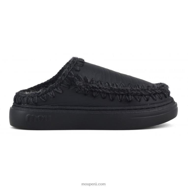 zueco atrevido esquimal mujer 8DRXZ521 nubuck negro Mou