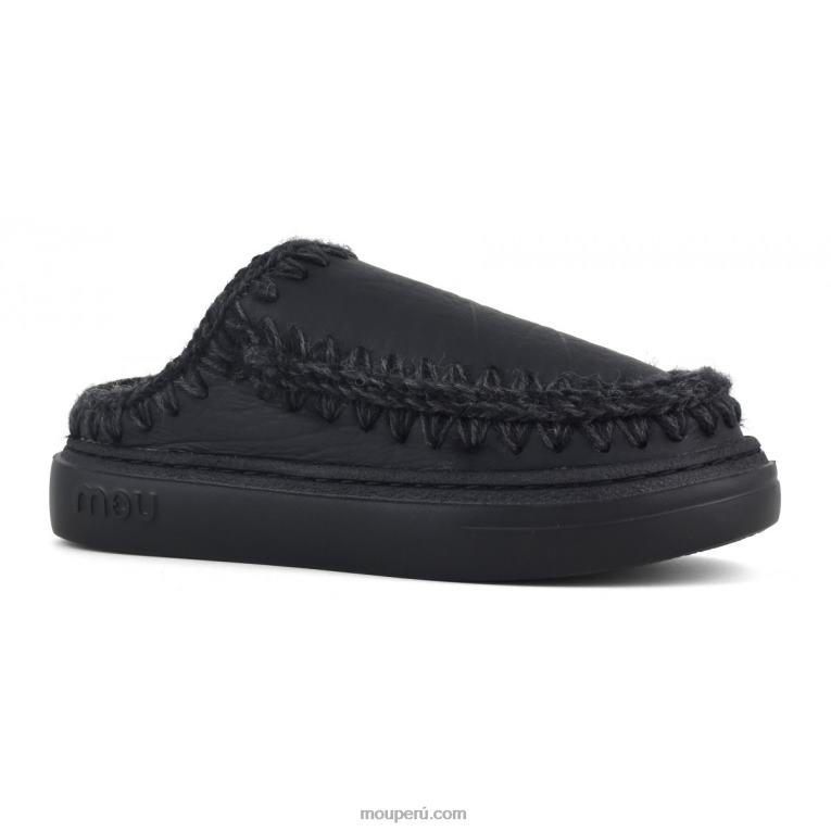 zueco atrevido esquimal mujer 8DRXZ521 nubuck negro Mou