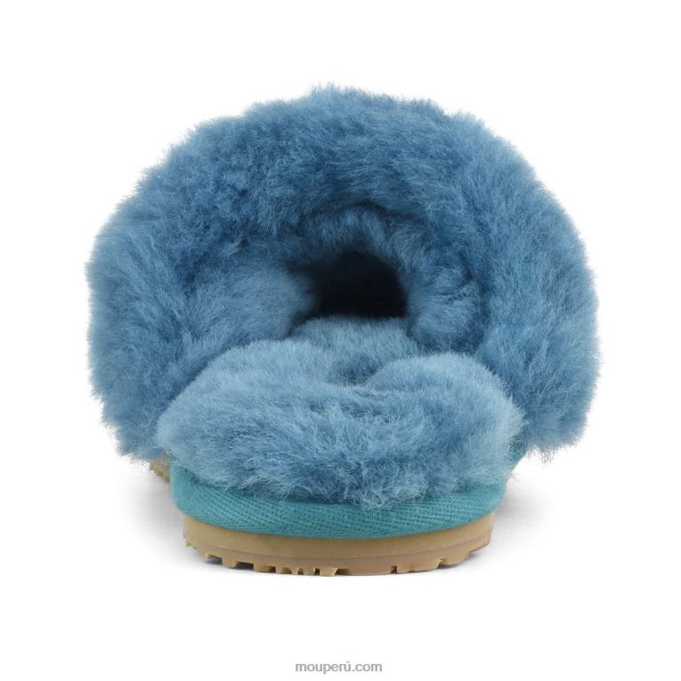 Slipper 2 rayas pelo borrego mujer 8DRXZ455 golfo de vizcaya Mou