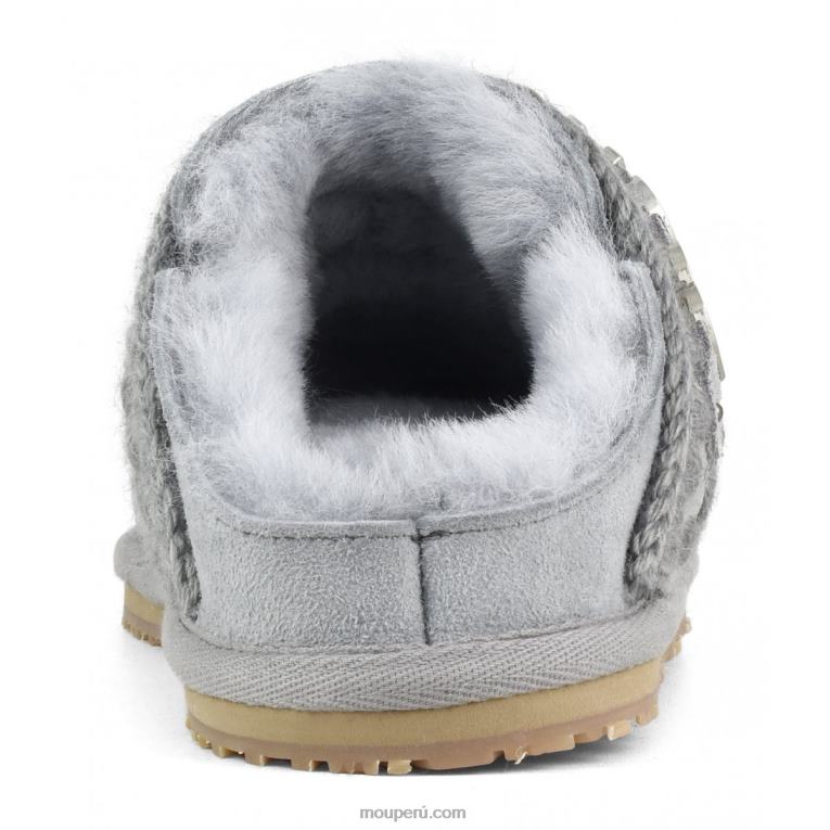 Zapatilla esquimal neutra logotipo de metal mujer 8DRXZ441 mar helado Mou