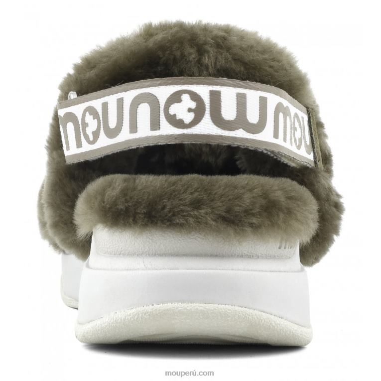 correa trasera de pantuflas para correr mujer 8DRXZ510 milicia Mou