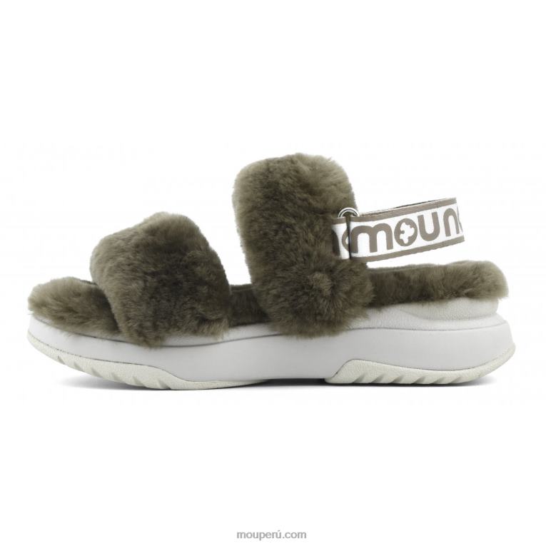 correa trasera de pantuflas para correr mujer 8DRXZ510 milicia Mou