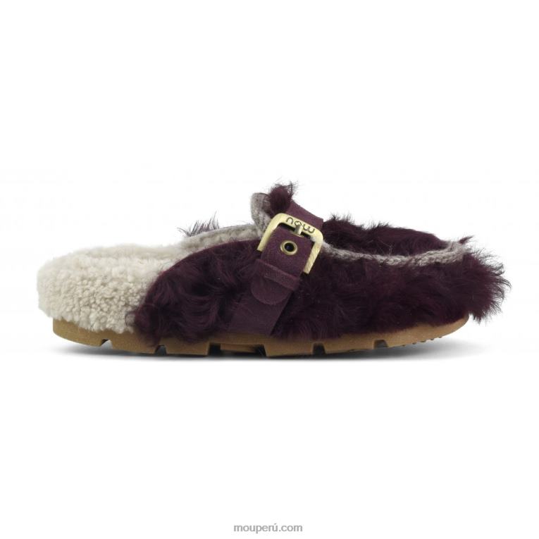 hebilla bio checkiang de invierno mujer 8DRXZ426 Burdeos Mou