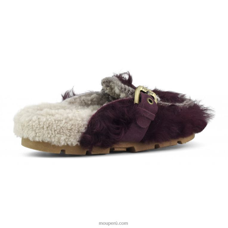 hebilla bio checkiang de invierno mujer 8DRXZ426 Burdeos Mou