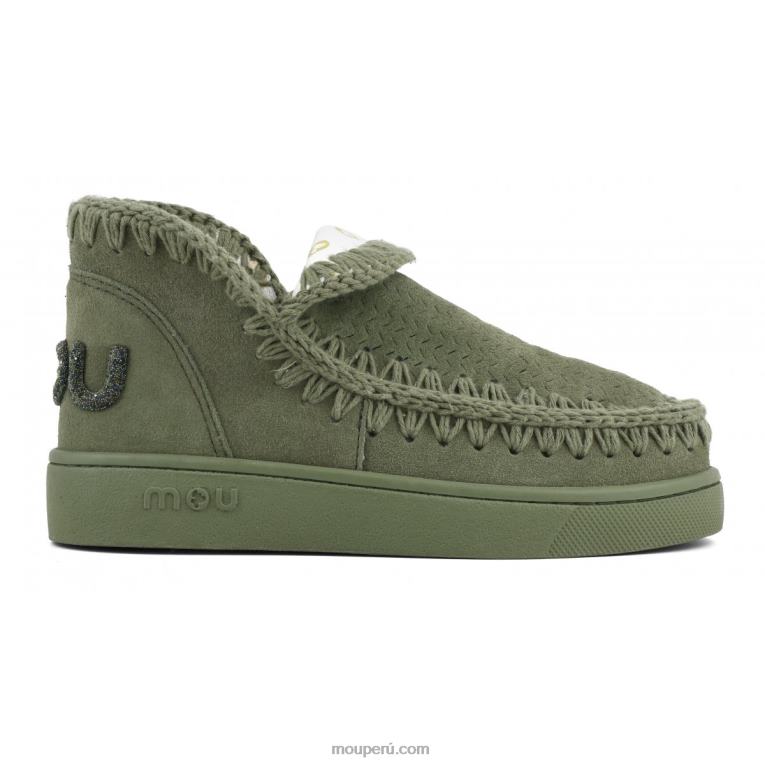 logotipo de brillo monocromático de zapatillas mujer 8DRXZ29 salvia de verano Mou