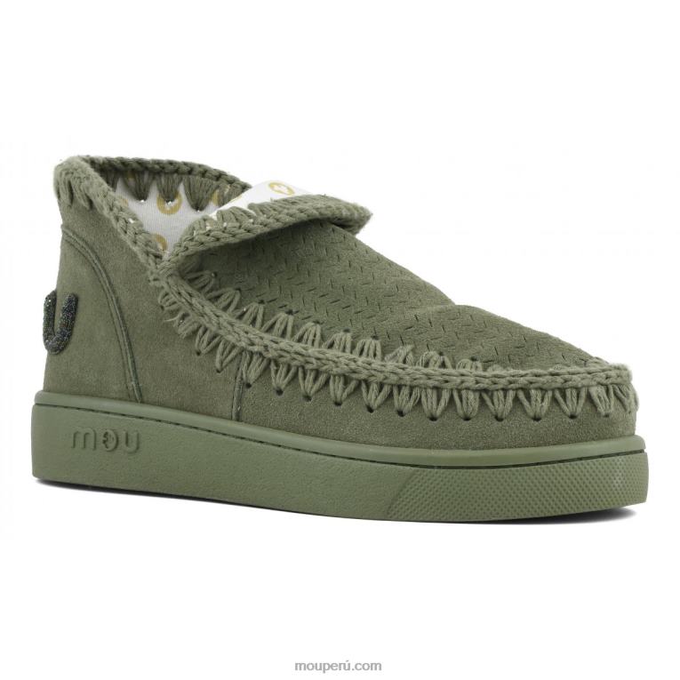 logotipo de brillo monocromático de zapatillas mujer 8DRXZ29 salvia de verano Mou