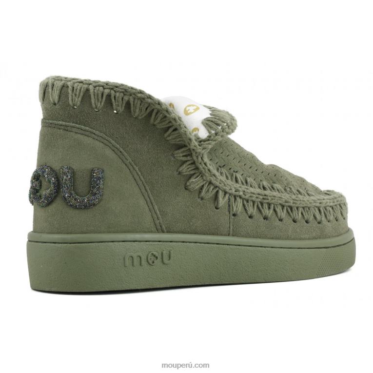 logotipo de brillo monocromático de zapatillas mujer 8DRXZ29 salvia de verano Mou