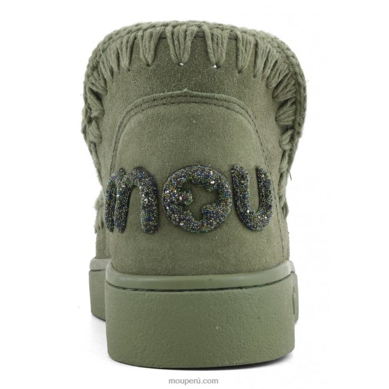 logotipo de brillo monocromático de zapatillas mujer 8DRXZ29 salvia de verano Mou