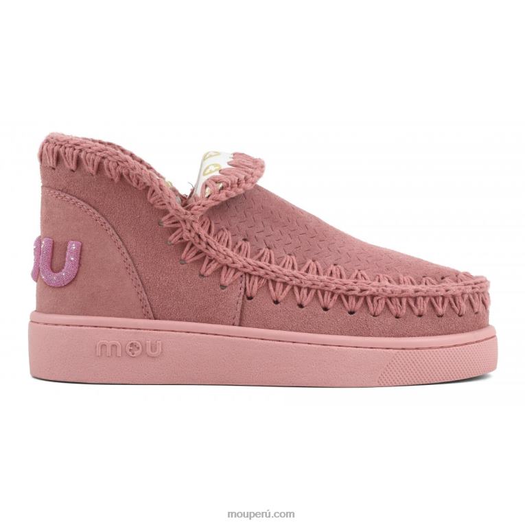 logotipo de brillo monocromático de zapatillas mujer 8DRXZ30 peonía Mou